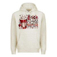 Oatmeal Heather baseball mom coffee Premium Hoodie - RacoonDesign
