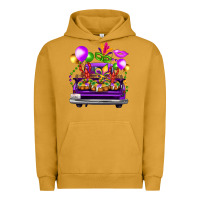 Pigment Peanut Butter mardi gras farm truck Urban Hoodie - FaDigitalArtStudio
