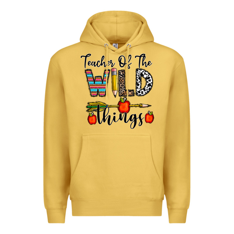 Teacher Of The Wild Things Premium Hoodie by CowhideDigitalArt | Teevron