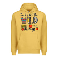 Antique Gold teacher of the wild things Premium Hoodie - CowhideDigitalArt