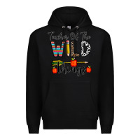 Black teacher of the wild things Premium Hoodie - CowhideDigitalArt
