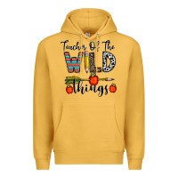 Mustard teacher of the wild things Premium Hoodie - CowhideDigitalArt