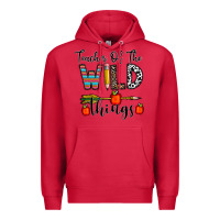 Cardinal teacher of the wild things Premium Hoodie - CowhideDigitalArt