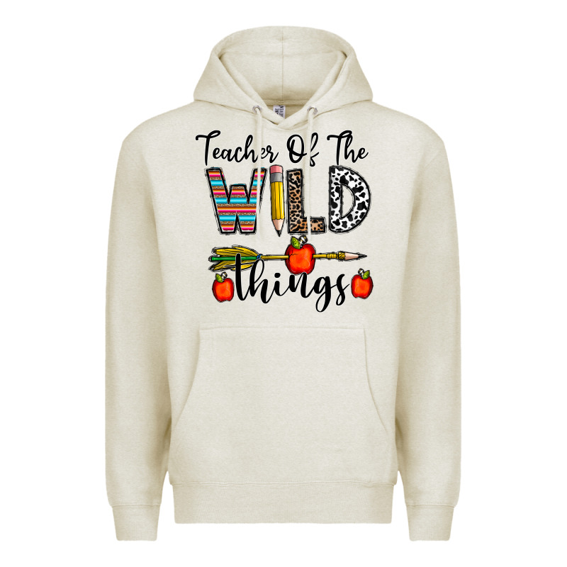 Teacher Of The Wild Things Premium Hoodie by CowhideDigitalArt | Teevron