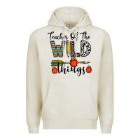 Oatmeal Heather teacher of the wild things Premium Hoodie - CowhideDigitalArt