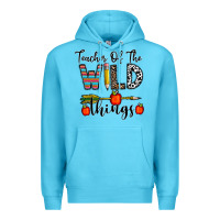 Ocean Blue teacher of the wild things Premium Hoodie - CowhideDigitalArt