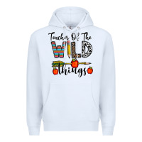 White teacher of the wild things Premium Hoodie - CowhideDigitalArt