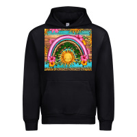 Black summer rainbow Urban Hoodie - HRA Design Shop