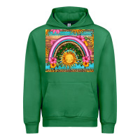 Emerald summer rainbow Urban Hoodie - HRA Design Shop