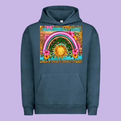 Summer Rainbow Urban Hoodie Designed By Hra Design Shop