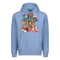 Colony Blue Easter Day He lives Premium Hoodie - OliviaCreatesArt