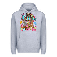 Heather Grey Easter Day He lives Premium Hoodie - OliviaCreatesArt
