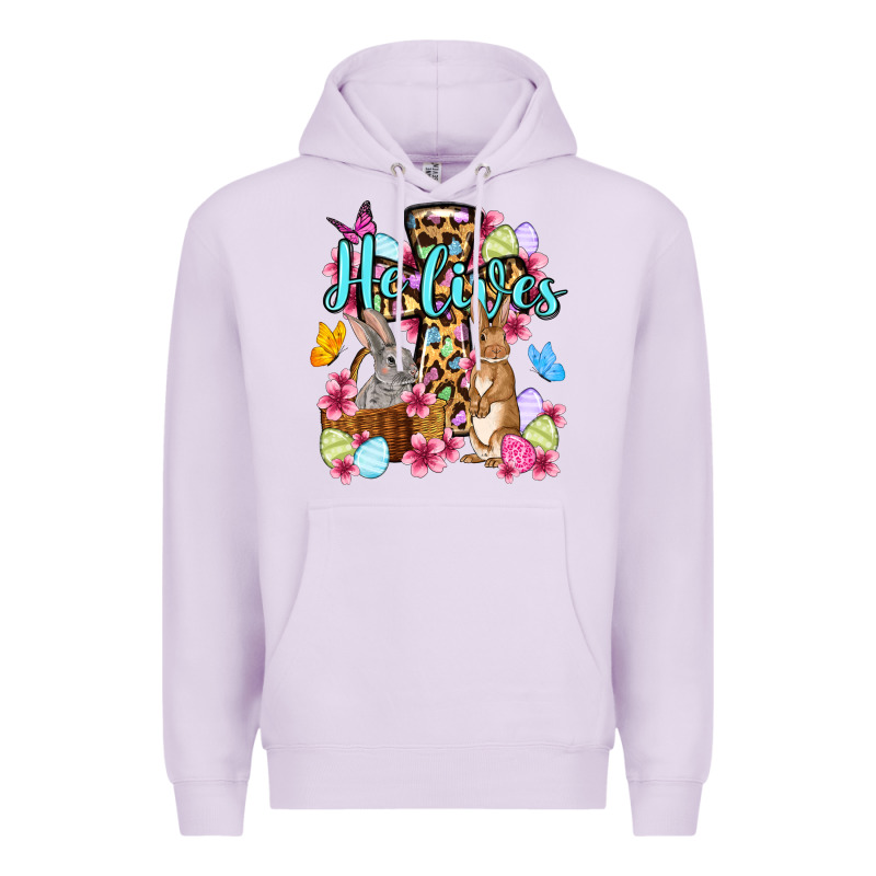 Easter Day He Lives Premium Hoodie by OliviaCreatesArt | Teevron