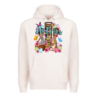 Pale Pink Easter Day He lives Premium Hoodie - OliviaCreatesArt