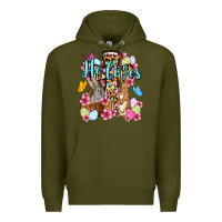 Army Green Easter Day He lives Premium Hoodie - OliviaCreatesArt