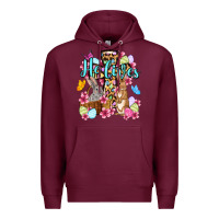 Burgundy Easter Day He lives Premium Hoodie - OliviaCreatesArt