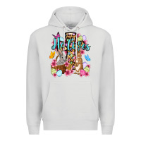 Dove Grey Easter Day He lives Premium Hoodie - OliviaCreatesArt