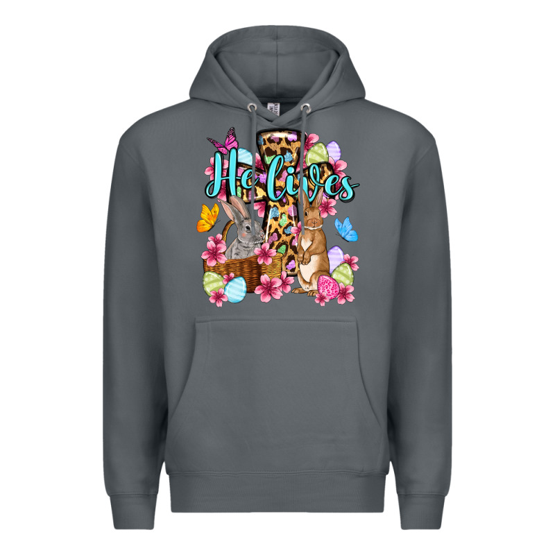 Easter Day He Lives Premium Hoodie by OliviaCreatesArt | Teevron