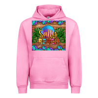 Fuchsia Pink salty beach Urban Hoodie - HRA Design Shop