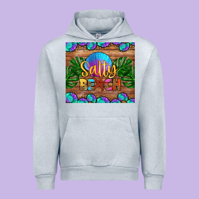 Salty Beach Urban Hoodie Designed By Hra Design Shop