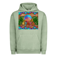 Pigment Oil Green salty beach Urban Hoodie - HRA Design Shop