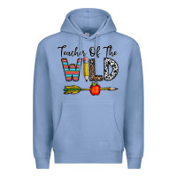 Colony Blue teacher of the wild Premium Hoodie - CowhideDigitalArt