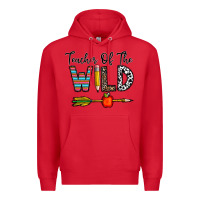 Red teacher of the wild Premium Hoodie - CowhideDigitalArt