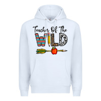 White teacher of the wild Premium Hoodie - CowhideDigitalArt