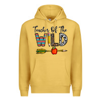 Antique Gold teacher of the wild Premium Hoodie - CowhideDigitalArt