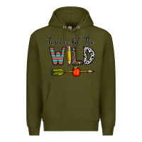 Army Green teacher of the wild Premium Hoodie - CowhideDigitalArt