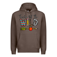 Coffee teacher of the wild Premium Hoodie - CowhideDigitalArt