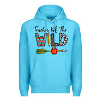 Ocean Blue teacher of the wild Premium Hoodie - CowhideDigitalArt