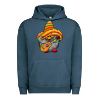 Pigment Midnight Navy mexicon cute gnome Urban Hoodie - RacoonDesign
