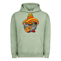 Pigment Oil Green mexicon cute gnome Urban Hoodie - RacoonDesign