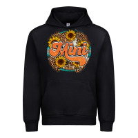 Black mini western Urban Hoodie - RacoonDesign