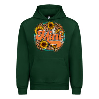 Forest Green mini western Urban Hoodie - RacoonDesign