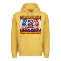 Antique Gold usa gnome Premium Hoodie - HRA Design Shop