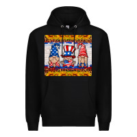 Black usa gnome Premium Hoodie - HRA Design Shop