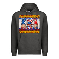 Charcoal Heather usa gnome Premium Hoodie - HRA Design Shop