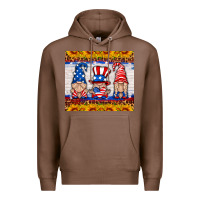 Chestnut usa gnome Premium Hoodie - HRA Design Shop