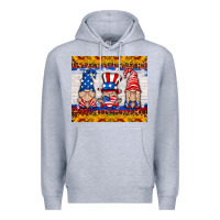 Heather Grey usa gnome Premium Hoodie - HRA Design Shop