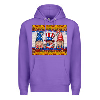 Purple usa gnome Premium Hoodie - HRA Design Shop
