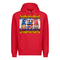 Red usa gnome Premium Hoodie - HRA Design Shop