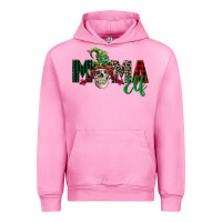 Fuchsia Pink Mama elf skull Urban Hoodie - FaDigitalArtStudio