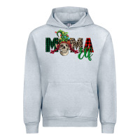 Heather Grey Mama elf skull Urban Hoodie - FaDigitalArtStudio