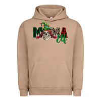 Pigment Burro Mama elf skull Urban Hoodie - FaDigitalArtStudio