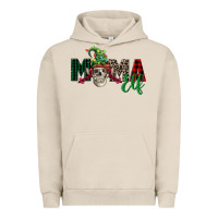 Pigment French Oak Mama elf skull Urban Hoodie - FaDigitalArtStudio