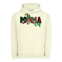 Pigment Pistachio Mama elf skull Urban Hoodie - FaDigitalArtStudio