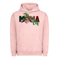 Pigment Salmon Mama elf skull Urban Hoodie - FaDigitalArtStudio