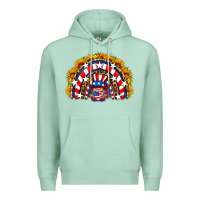 Seafoam usa gnome sunflower rainbow Premium Hoodie - HRA Design Shop